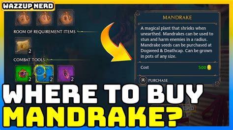 How to Get Mandrake and Venomous Tentacula